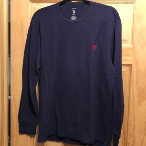 Navy blue polo thermal